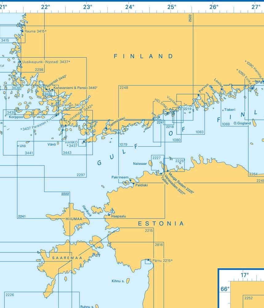 Harta golful Finlandei