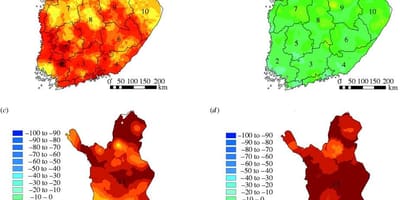 Harta Finlandei climatice