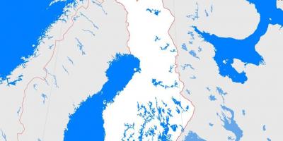 Harta de contur Finlanda